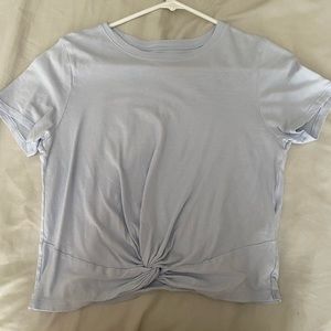 Hollister cross front cropped top